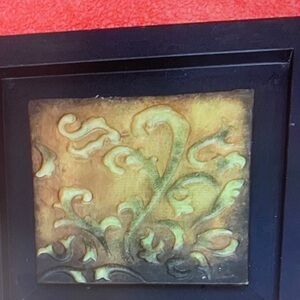Source Unknown Black Framed Ornate Wall Art